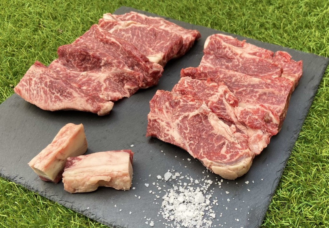 CARNE A LA PIEDRA VACA PREMIUM MADURADA 1KG. APROX.